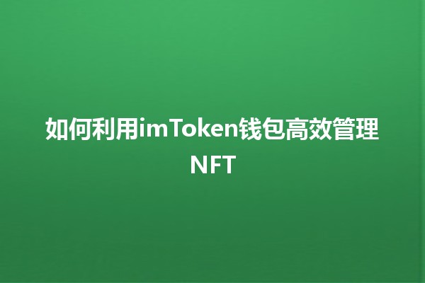 如何利用imToken钱包高效管理NFT📈💎