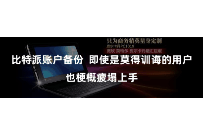 比特派账户备份  即使是莫得训诲的用户也梗概疲塌上手