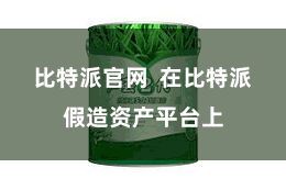 比特派官网  在比特派假造资产平台上